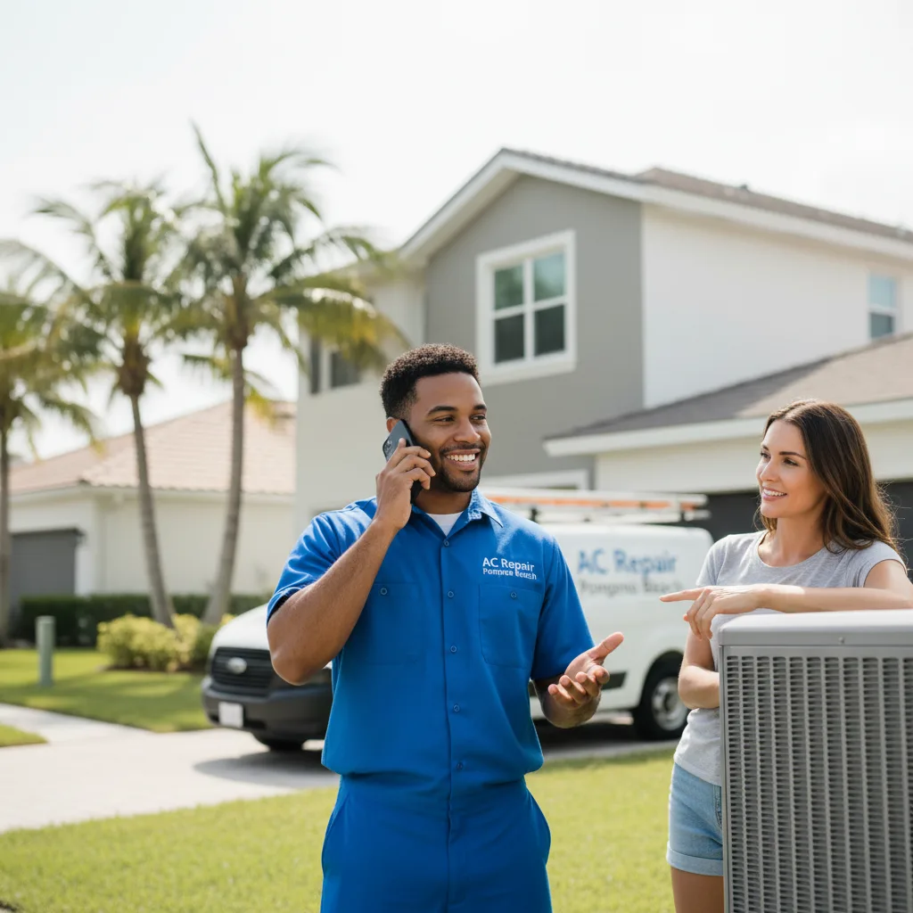 AC Repair Pompano Beach customer support in Northlake